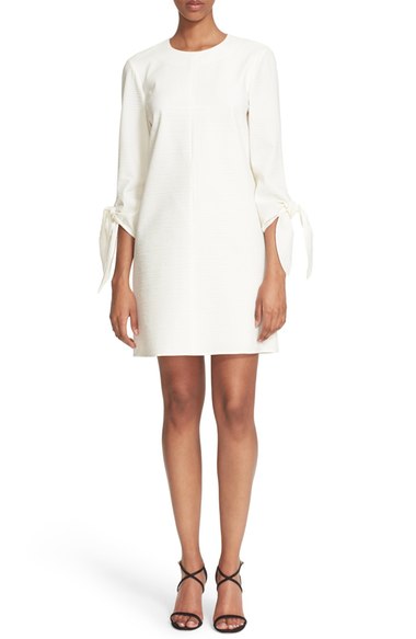 white cotton dress for tie dying