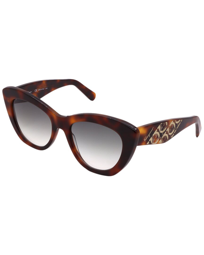 Ferragamo Women's Sf1022/s 53mm Sunglasses In Brown