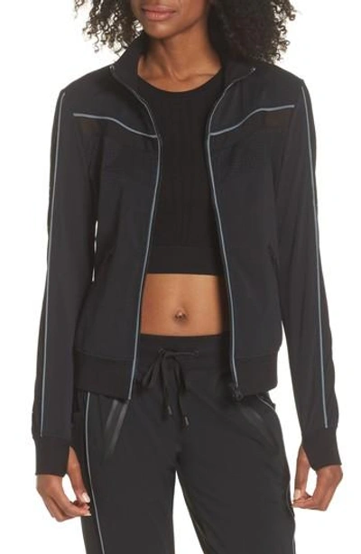 Blanc Noir Jog Jacket In Black