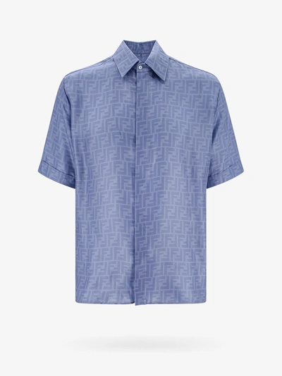 Fendi Shirt In Blue