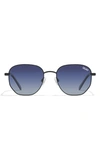 Quay Big Time In Black,navy Polarized