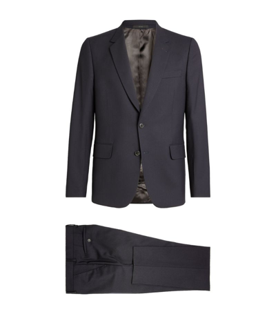 Paul Smith Navy A Suit To Travel In Soho Slim-fit Wool Suit In Dark Navy