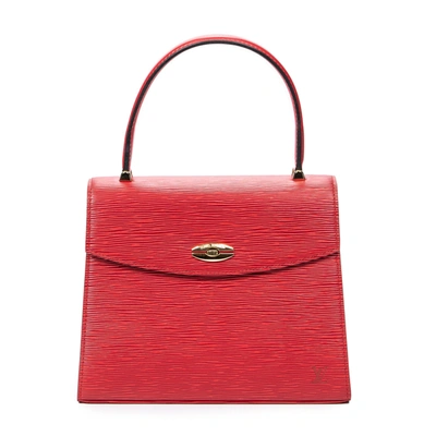 Pre-owned Louis Vuitton Malesherbes In Red
