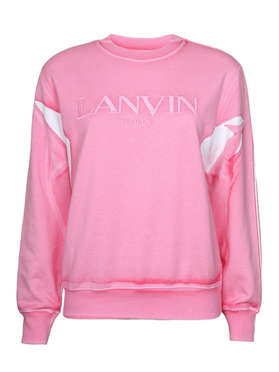 Lanvin Overprinted Sweatshirt In Red