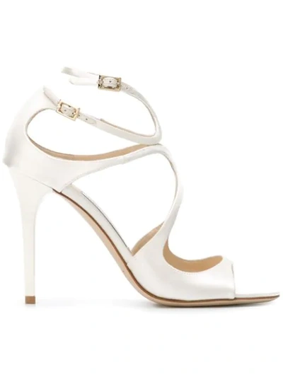 Jimmy Choo Lucy 100 Pumps In White