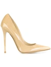 Jimmy Choo Anouk 120 Patent Pointy In Neutrals