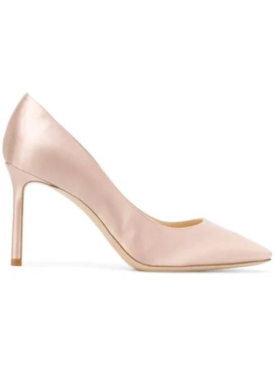 Jimmy Choo Romy 85 Pumps In Pink & Purple