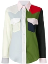 Calvin Klein 205w39nyc Colour Block Western Shirt