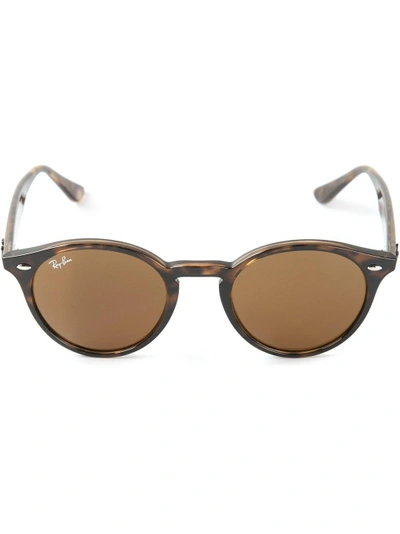 Ray Ban Ray-ban Round Frame Sunglasses - Brown