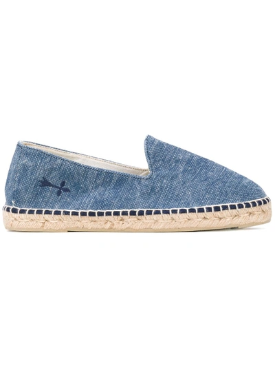 Manebi Strukturierte Espadrilles In Blue