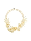 Isabel Marant Floral 3d Necklace In White