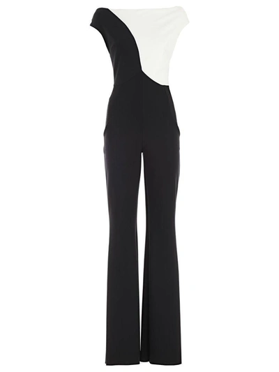 La Petit Robe Di Chiara Boni Jumpsuit In Bianco Nero