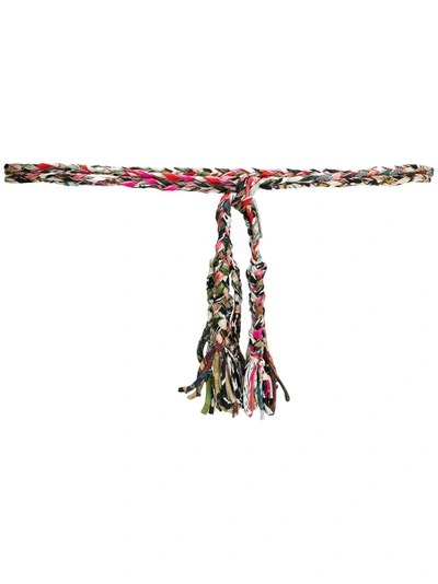 Pierre-louis Mascia Braided Rope Belt In Multicolour
