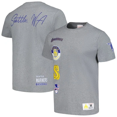 Mitchell & Ness Heather Gray Seattle Mariners Cooperstown Collection City Collection T-shirt