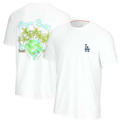 Tommy Bahama White Los Angeles Dodgers Playa Ball T-shirt