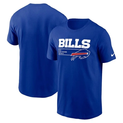 Nike Royal Buffalo Bills Division Essential T-shirt In Blue