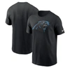 Nike Black Carolina Panthers Primary Logo T-shirt