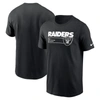 Nike Black Las Vegas Raiders Division Essential T-shirt