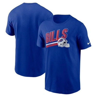 Nike Royal Buffalo Bills Essential Blitz Lockup T-shirt In Blue