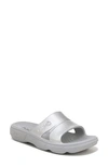 Ryka Women's Restore-slide Sport Slides In Silver