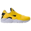Nike Men's Air Huarache Run Running Sneakers From Finish Line In Yellow