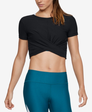 under armour women's vanish lux crop t shirt