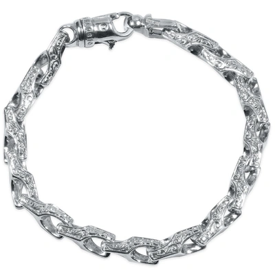 Pompeii3 Men's Designed 14k Gold (45gram) Or Platinum (73gram) Link Bracelet 8.5" In Multi