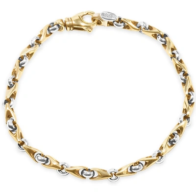 Pompeii3 Men's Link 14k Gold (22gram) Or Platinum (35gram) 5mm Bracelet 8.5" In Silver