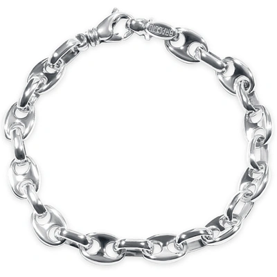 Pompeii3 Men's Marine Link 14k Gold (32gram) Or Platinum (51gram) 10.5mm Bracelet 8" In Multi