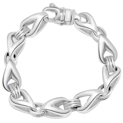 Pompeii3 Men's 14k Gold (160gram) Or Platinum (257gram) 13.5mm Link Bracelet 9" In Multi
