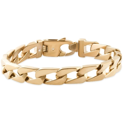 Pompeii3 Men's Link 14k Gold (70gram) Or Platinum (113gram) 10mm Bracelet 9" In Silver