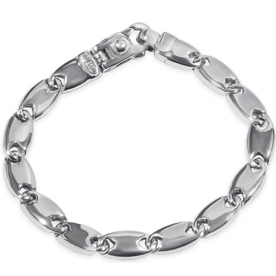 Pompeii3 Men's Link 14k Gold (45gram) Or Platinum (72gram) 8mm Bracelet 8.5" In Multi