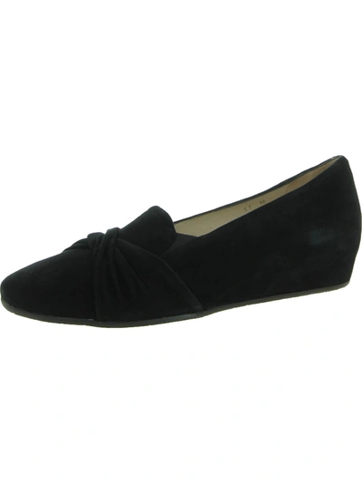 Amalfi By Rangoni Valeria Womens Leather Slip On Loafers In Black