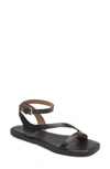Madewell The Mabel Sandal In True Black