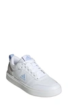 Adidas Originals Park St Tennis Shoe In White/ White/ Blue Dawn