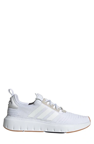 Adidas Originals Swift Run 23 Running Shoe In White/ White/ Black
