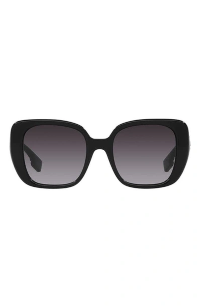 Burberry 52mm Gradient Square Sunglasses In Black
