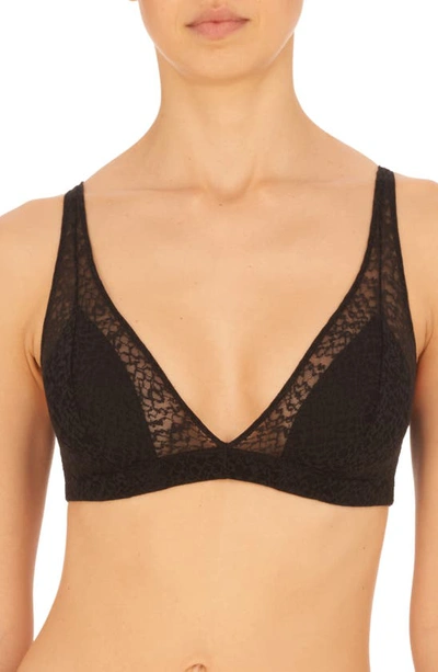 Natori Pretty Smooth Bra (xs)lette Bra (xs) In Black