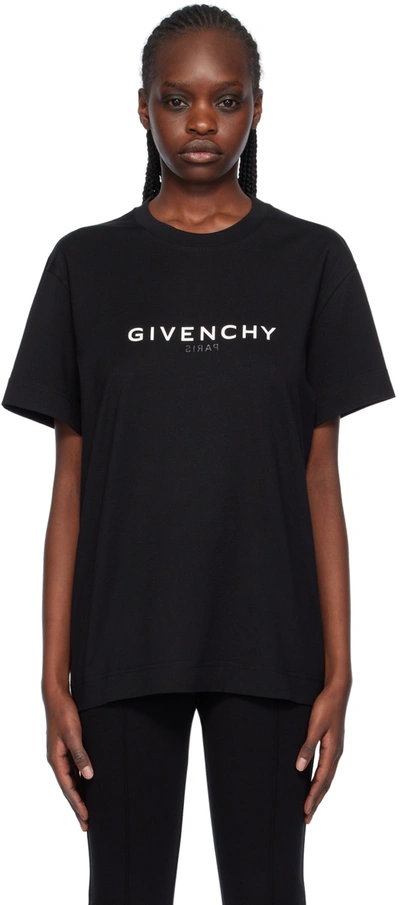 Givenchy Short Sleeve Classic Fit T-shirt In Black