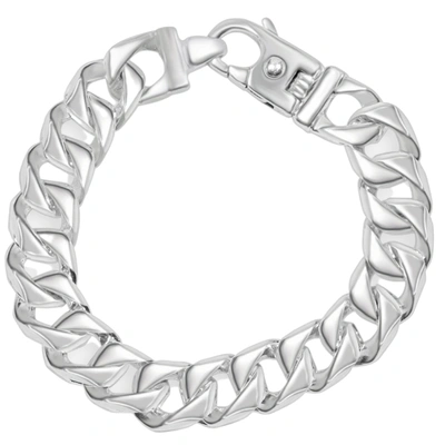 Pompeii3 Men's Curb Link 14k Gold (112gram) Or Platinum (180gram) 13.5mm Bracelet 8.5" In Multi