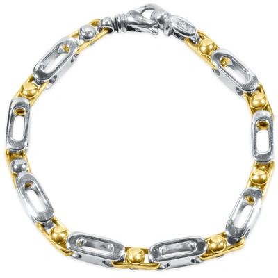Pompeii3 Men's Link 14k Gold (36gram) Or Platinum (59gram) 5.5mm Bracelet 8.5" In Multi