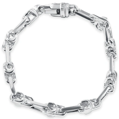 Pompeii3 Men's Link 14k Gold (37gram) Or Platinum (61gram) 6-7.5mm Bracelet 8.5" In Multi