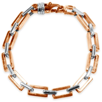 Pompeii3 Men's Link 14k Gold (57gram) Or Platinum (93gram) 8mm Bracelet 9" In Silver