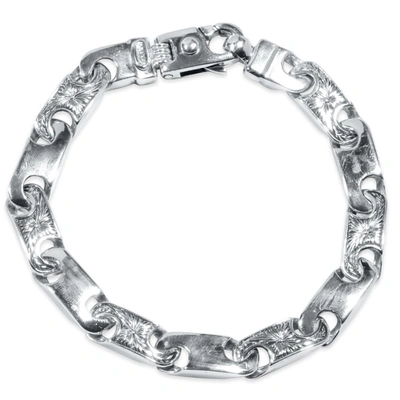 Pompeii3 Men's Designed 14k Gold (55gram) Or Platinum (88gram) Link Bracelet 8.5" In Multi