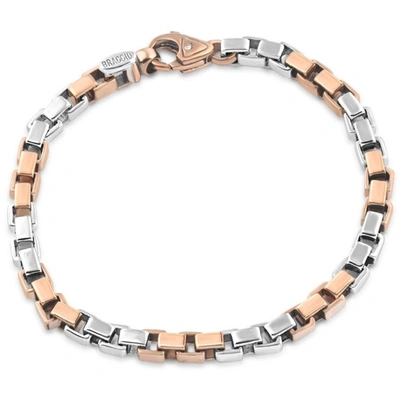 Pompeii3 Men's Tight Link 14k Gold (50gram) Or Platinum (81gram) 5.5mm Bracelet 8.5" In Multi