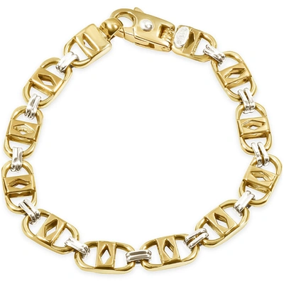 Pompeii3 Men's Link 14k Gold (35gram) Or Platinum (56gram) 9mm Bracelet 8.5" In Multi