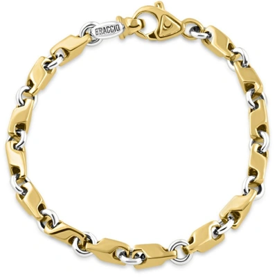 Pompeii3 Men's Link 14k Gold (30gram) Or Platinum (48gram) 5mm Bracelet 8.5" In Multi