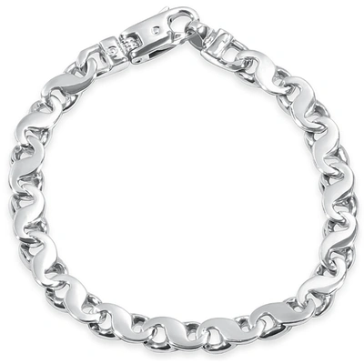 Pompeii3 Men's Link 14k Gold (31gram) Or Platinum (51gram) 7.5mm Bracelet 8.5" In Multi