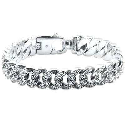 Pompeii3 Men's Designed 14k Gold (115gram) Or Platinum (186gram) 14.5mm Bracelet 8.75" In Multi