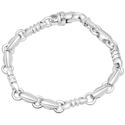 Pompeii3 Men's Link 14k Gold (46gram) Or Platinum (74gram) 6.5-8mm Bracelet 8.5" In Multi